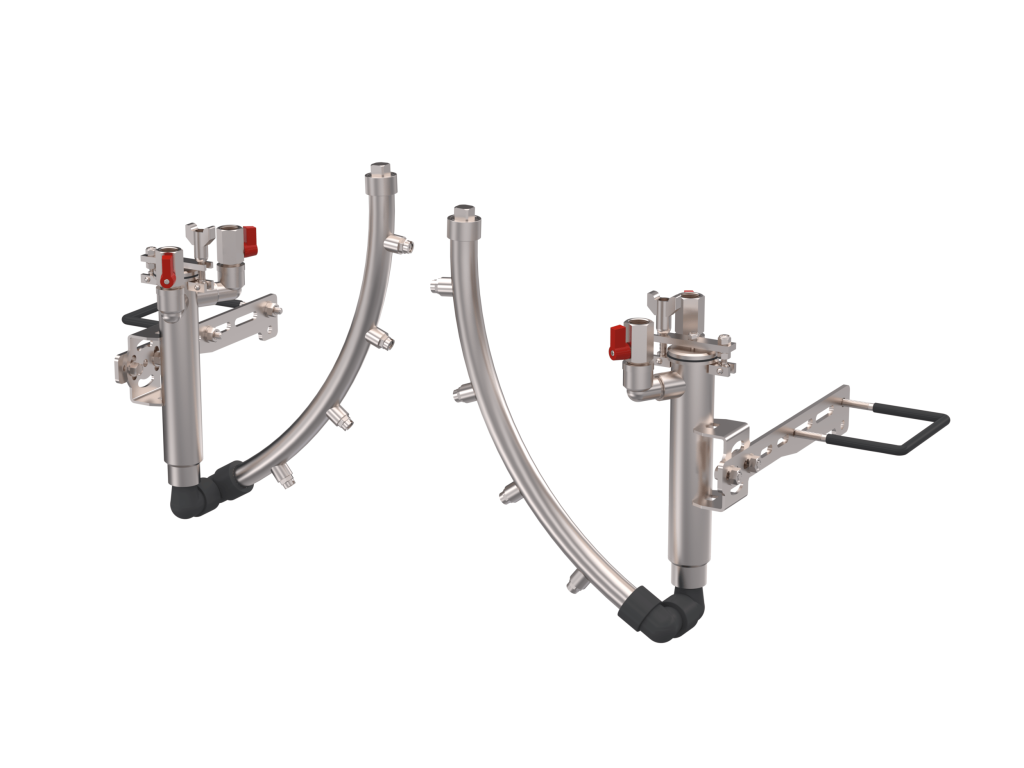 Piston Car Wash Foamer V-Jet Nozzles by ABC Wash Systems.