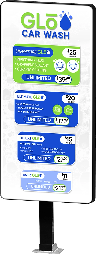 Icon Menu by ABC Wash Systems.