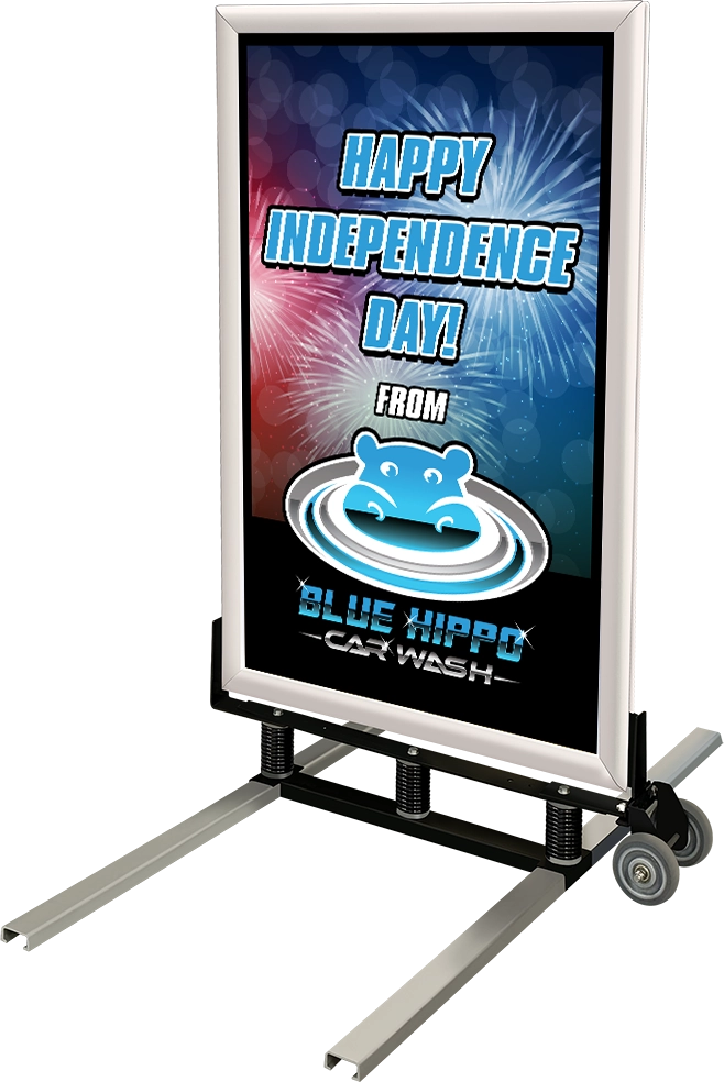 Windmaster Sign Frame - ABC Wash Systems