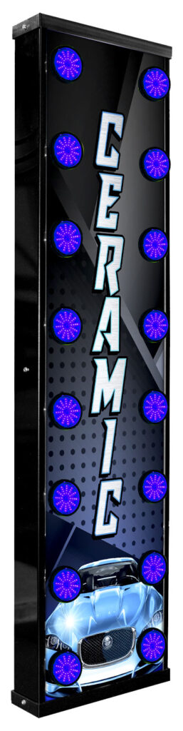 Casino Fixture with 16x LED Pucks from ABC Wash Systems.