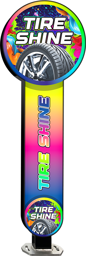 Car Wash Icon Lollipop Fixture 2.0 by ABC Wash Systems.