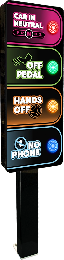 Car Wash Icon Instructional Fixture by ABC Wash Systems.