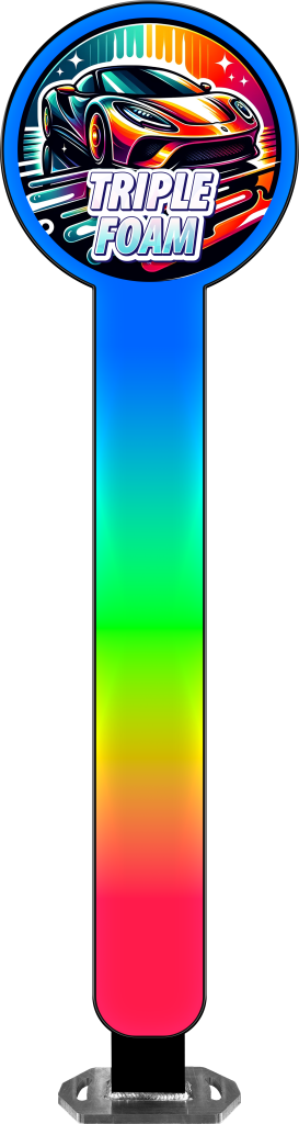 Car Wash Icon Lollipop Fixture 1.0 by ABC Wash Systems.