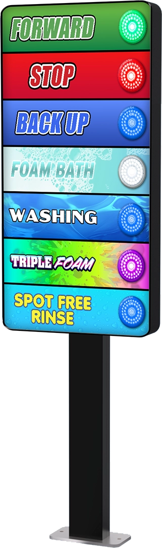Icon Confirmation Fixture by ABC Wash Systems.