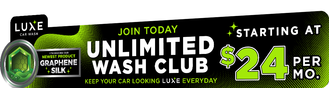 Car Wash Gate Arm Banner by ABC Wash Systems.