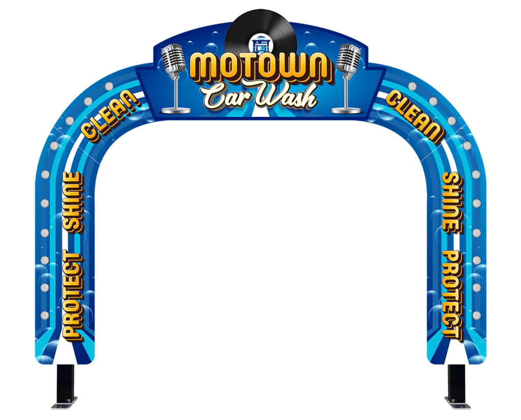 Motown Car Wash Eclipse Arch Pro Application by ABC Wash Systems.