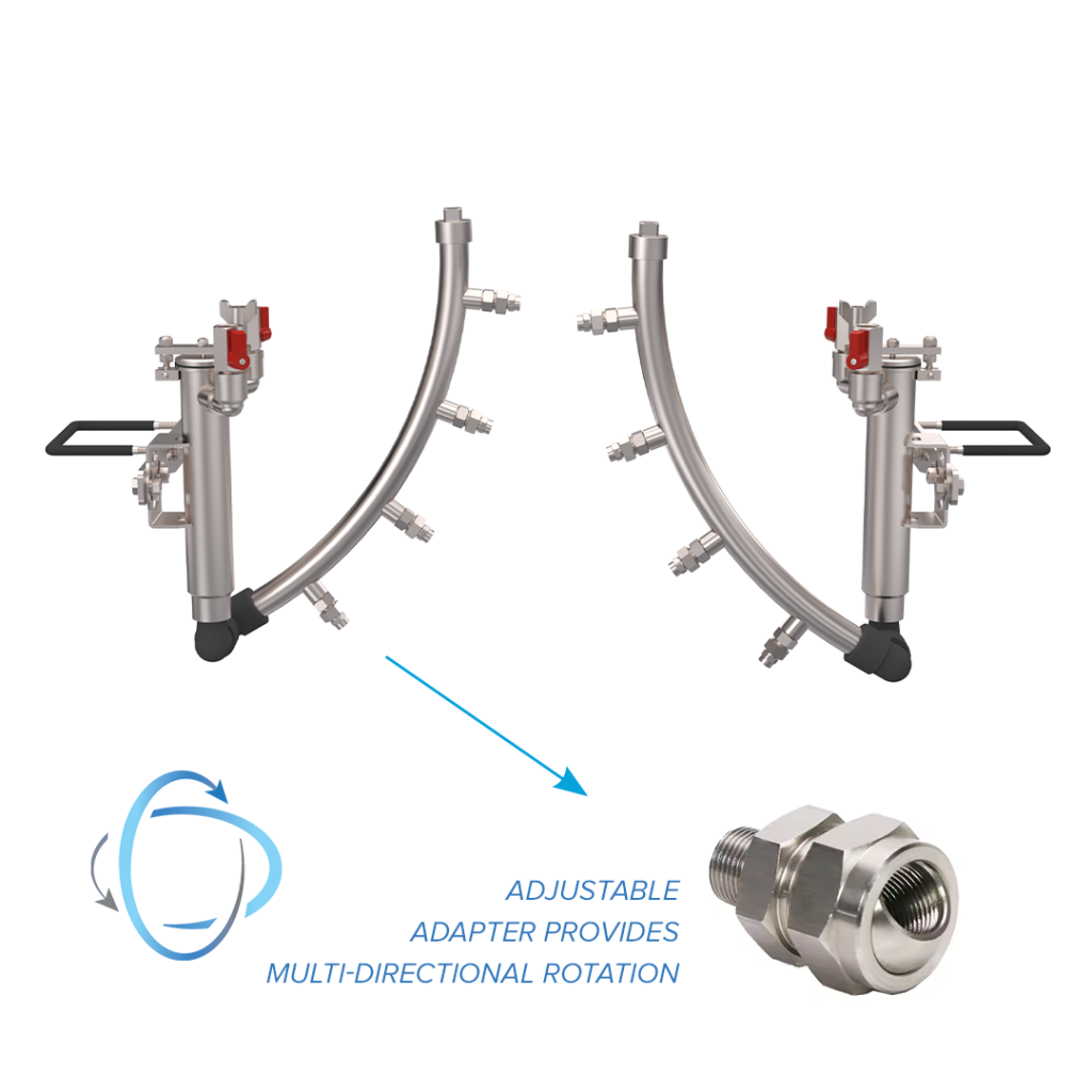 Piston Car Wash Foamer Set of 2 Adjustable Adapter by ABC Wash Systems.