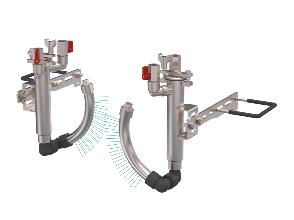 Piston Car Wash Foamer Zero Degree Short Tube by ABC Wash Systems.