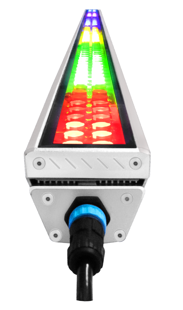 Car Wash Luminator RGBW LED Light Bar by ABC Wash Systems.