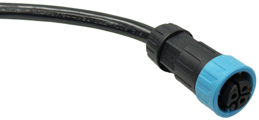 Power Cable for Car Wash Luminator RGBW LED Light Bar by ABC Wash Systems.