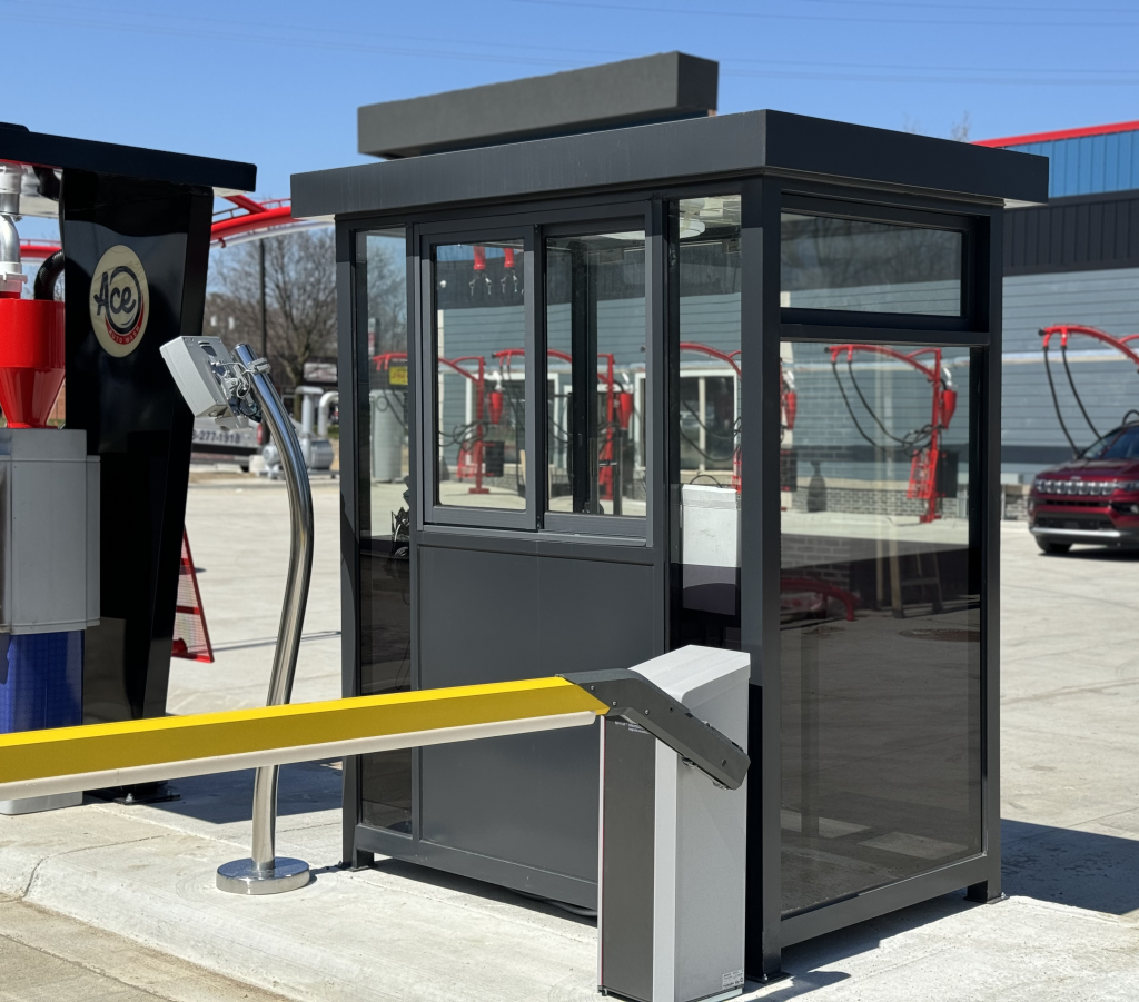 Car Wash Attendant Booth by ABC Wash Systems.