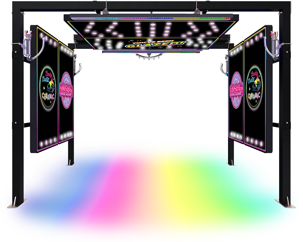 Car Wash Tetris Arch System 6 Panel Tunnel by ABC Wash Systems.