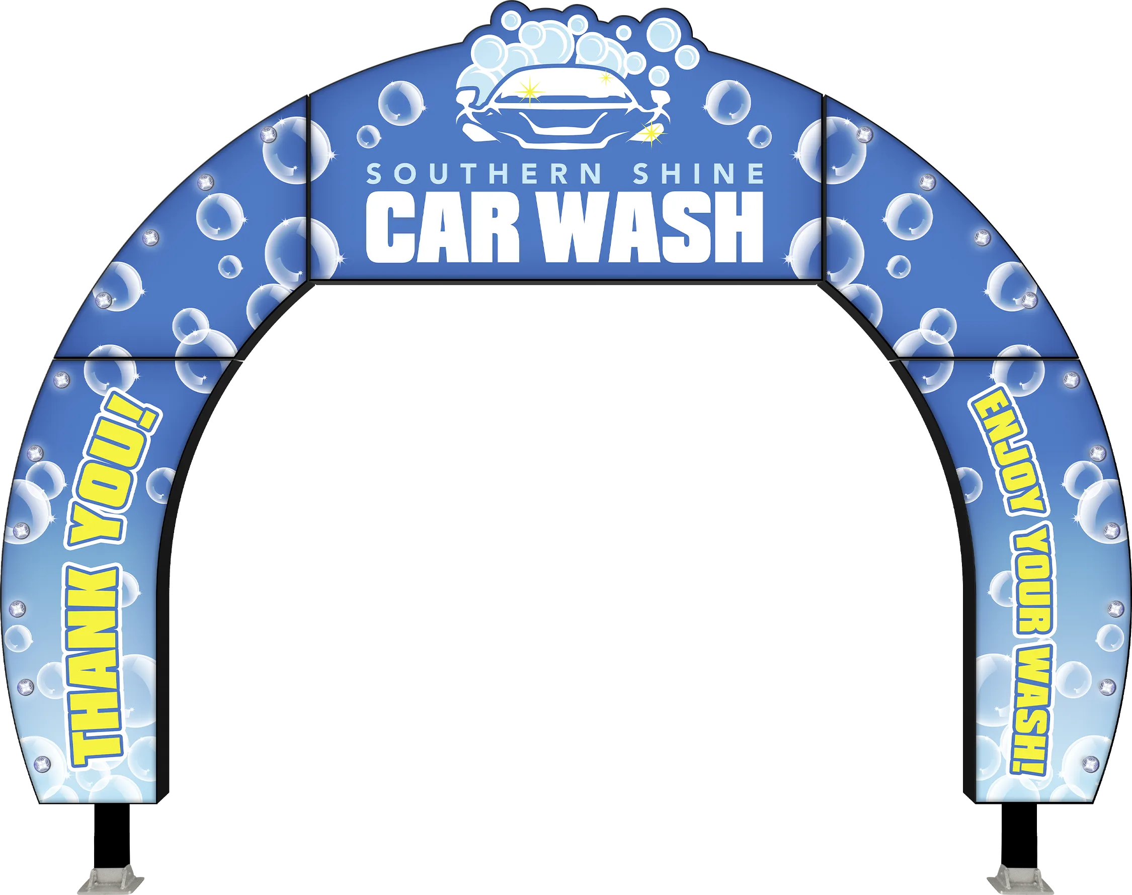 Car Wash Astro XL Arch Application by ABC Wash Systems.