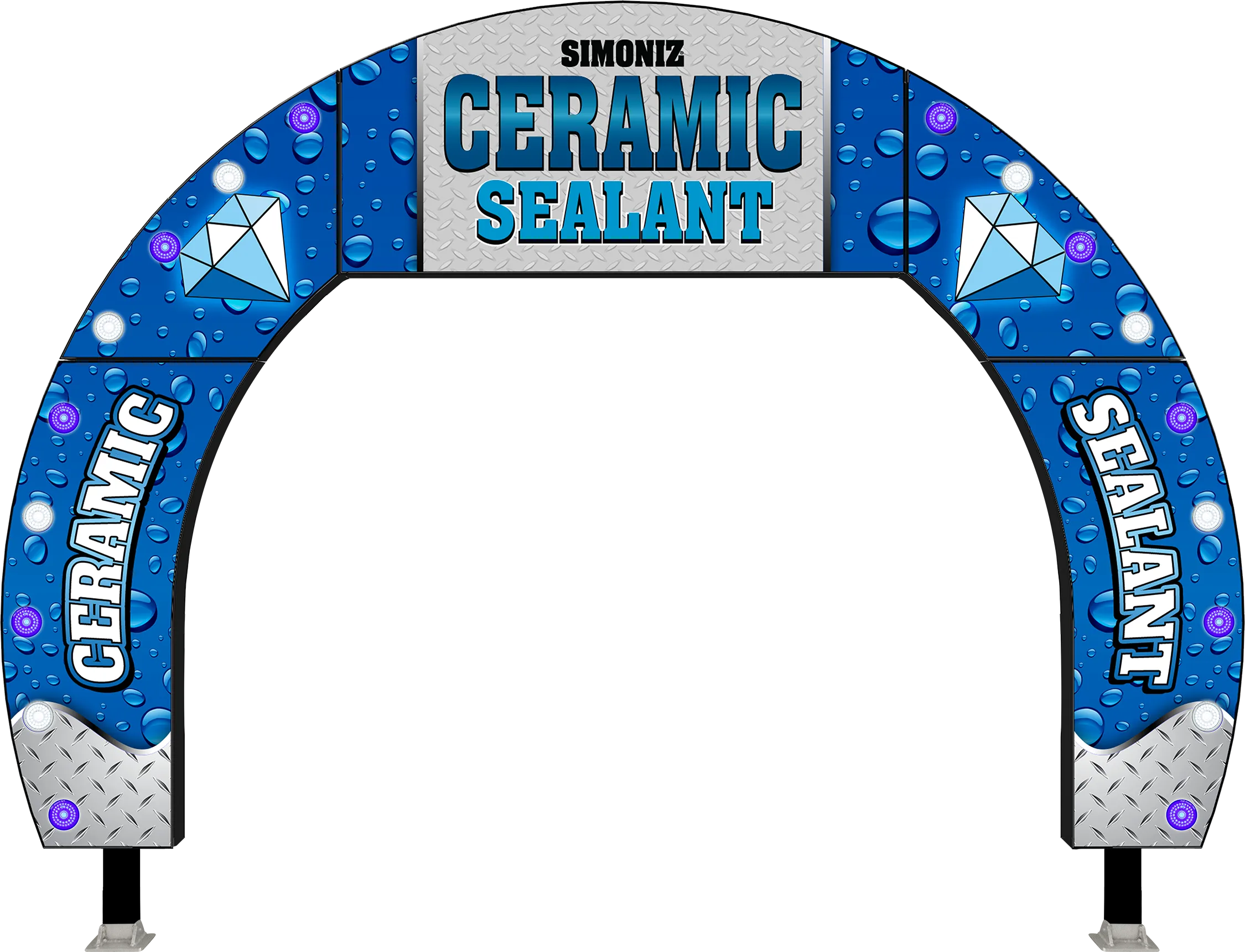 Car Wash Astro XL Arch Application by ABC Wash Systems.