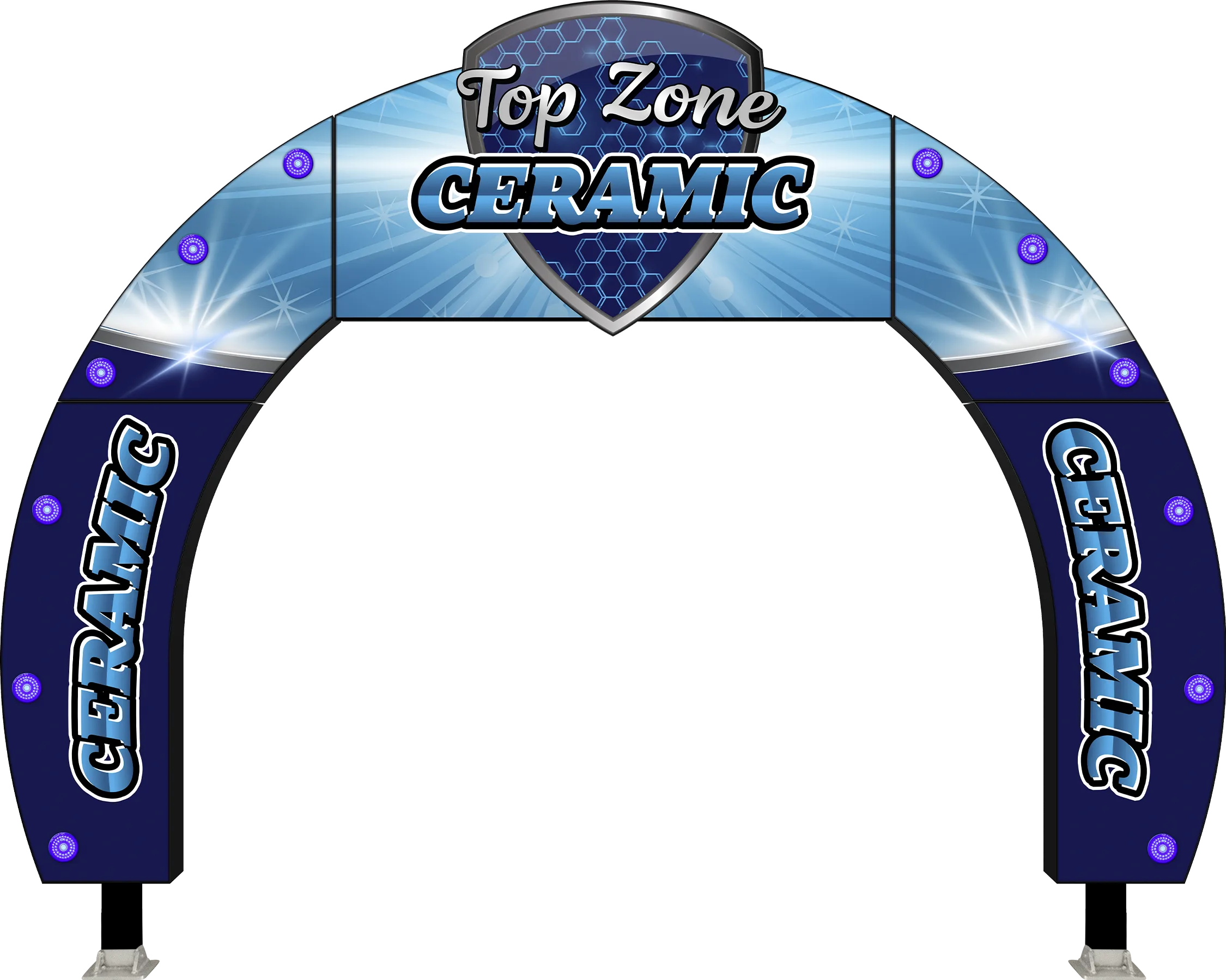 Car Wash Astro XL Arch Application by ABC Wash Systems.