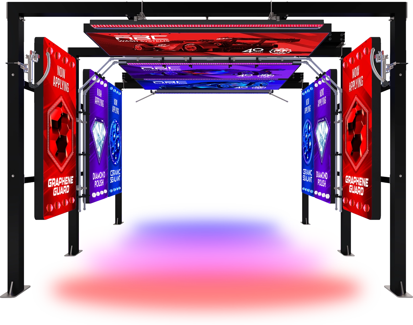 TETRIS Arch System - 9X Panel Tunnel by ABC Wash Systems.