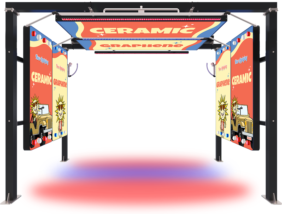 TETRIS Arch System - 6X Panel Tunnel by ABC Wash Systems.