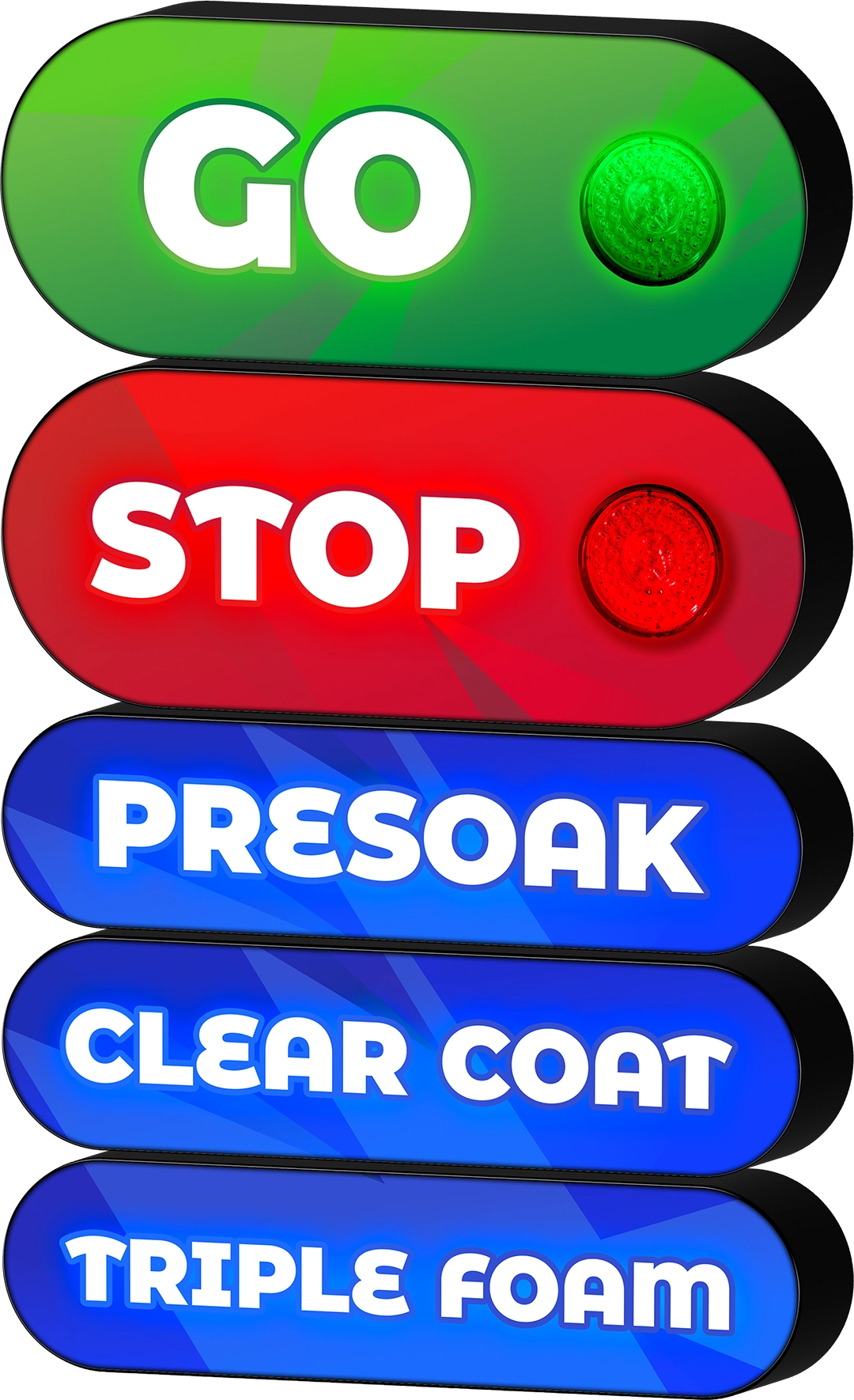 In-Bay/Rollover Command Sign by ABC Wash Systems.