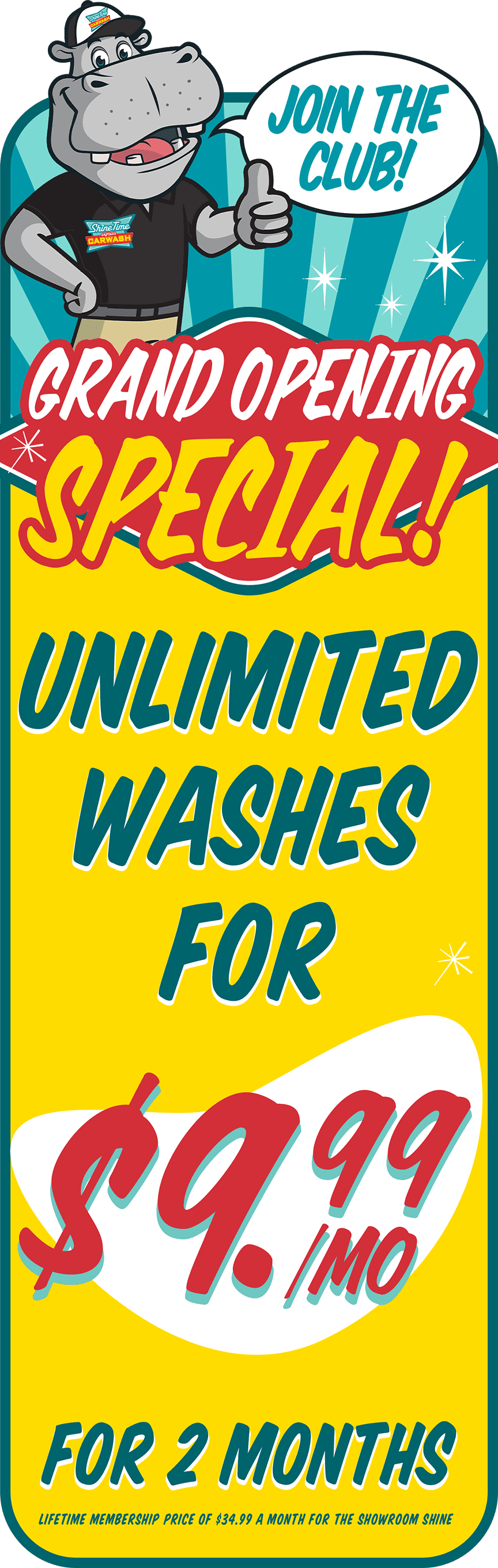 Menu Add-on's by ABC Wash Systems.