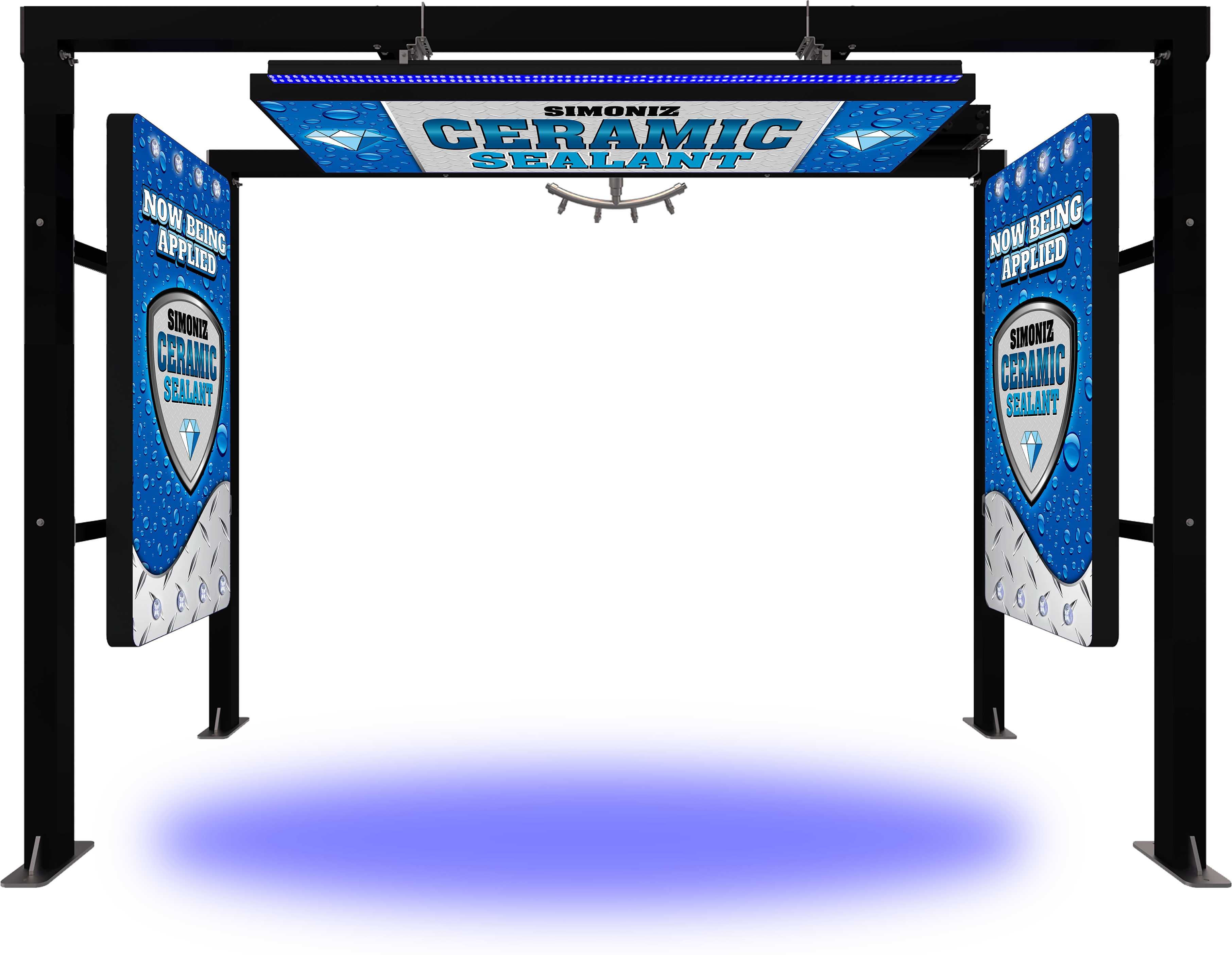 Mini TETRIS Arch System - 3X Panel Tunnel by ABC Wash Systems.