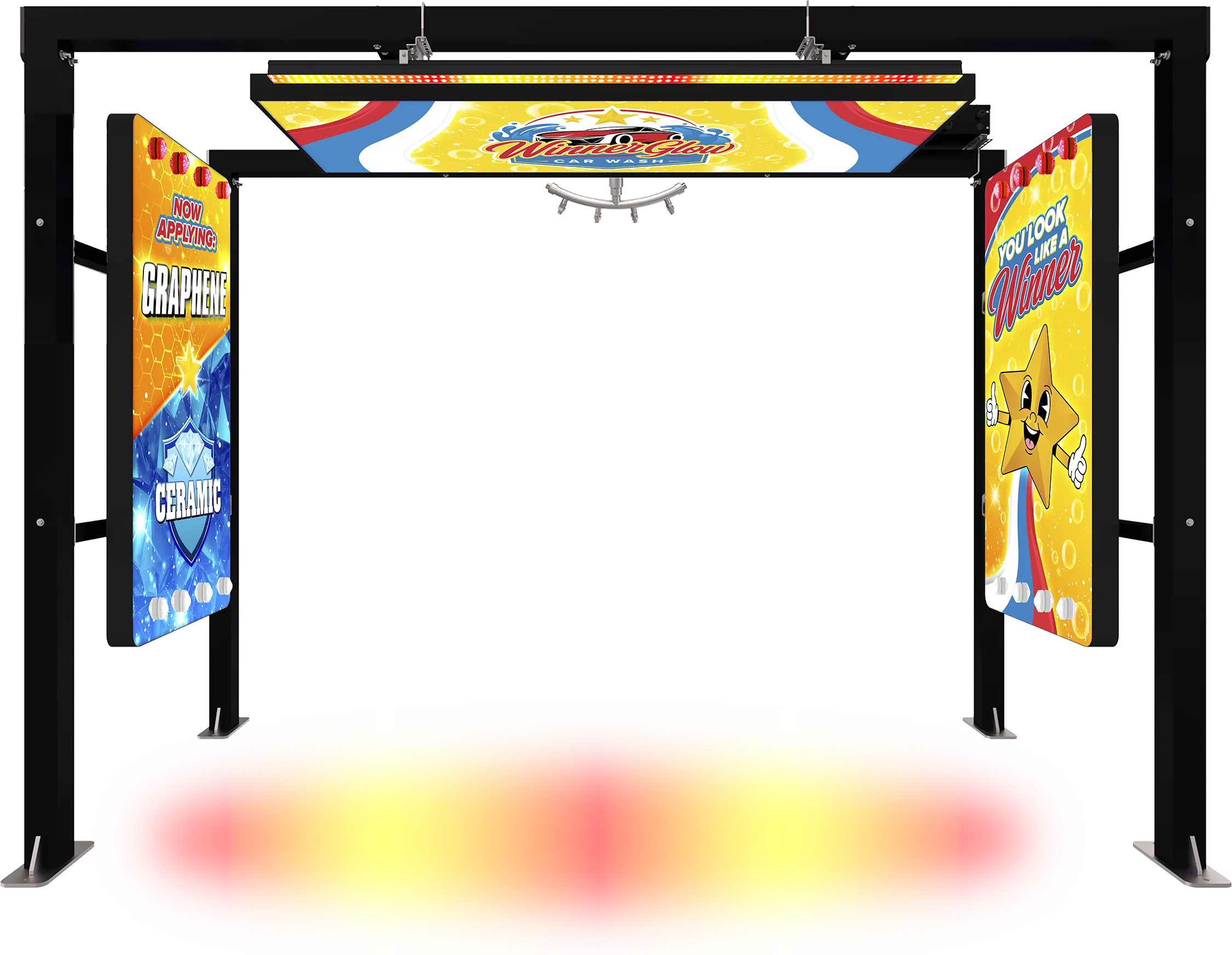 Mini TETRIS Arch System - 3X Panel Tunnel by ABC Wash Systems.