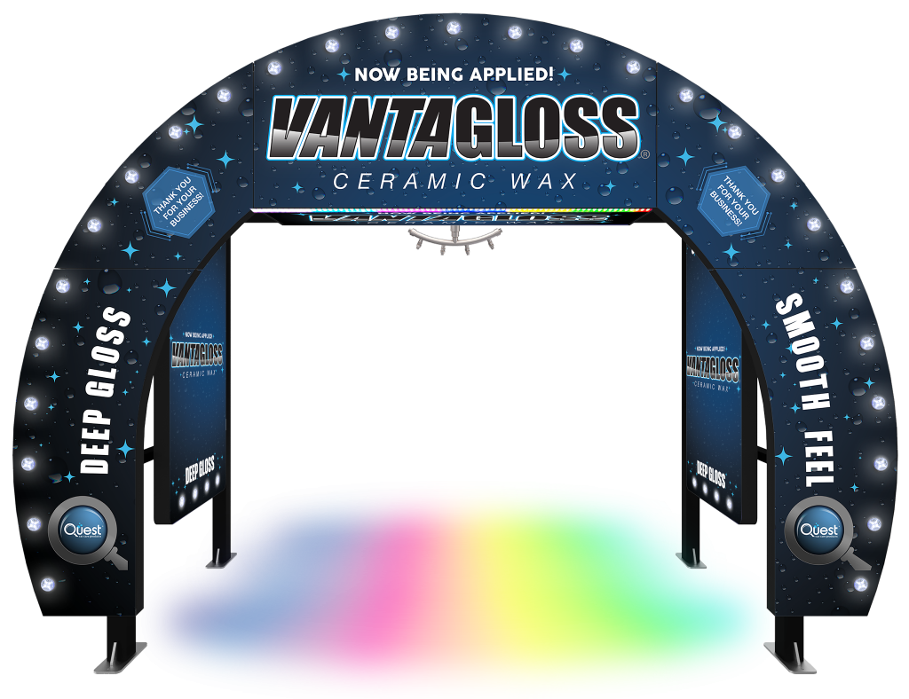 Mini TETRIS Arch System w/ Front Entry Arch - 3X Panel Tunnel by ABC Wash Systems.