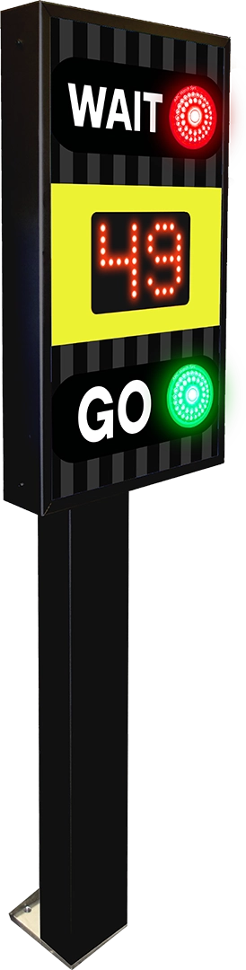 Graphic Countdown Timer by ABC Wash Systems.