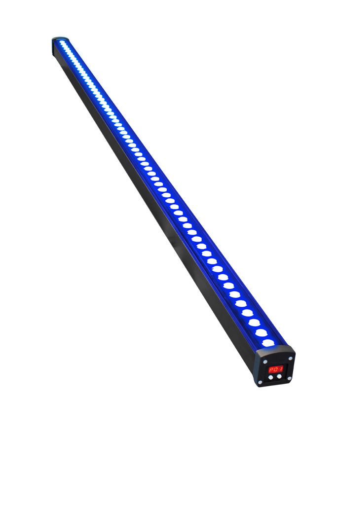 DMX RGBW Luminator™ 2.0 LED 7FT Light Bar by ABC Wash Systems.