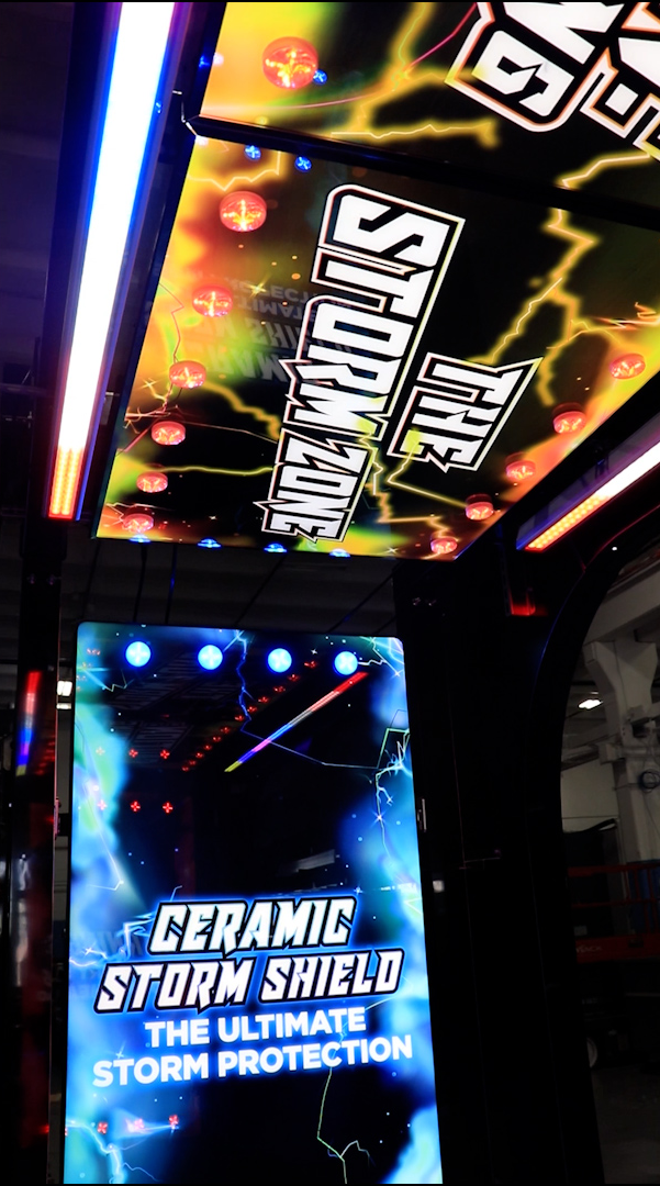 RGB Prizm Tetris Arch System by ABC Wash Systems.
