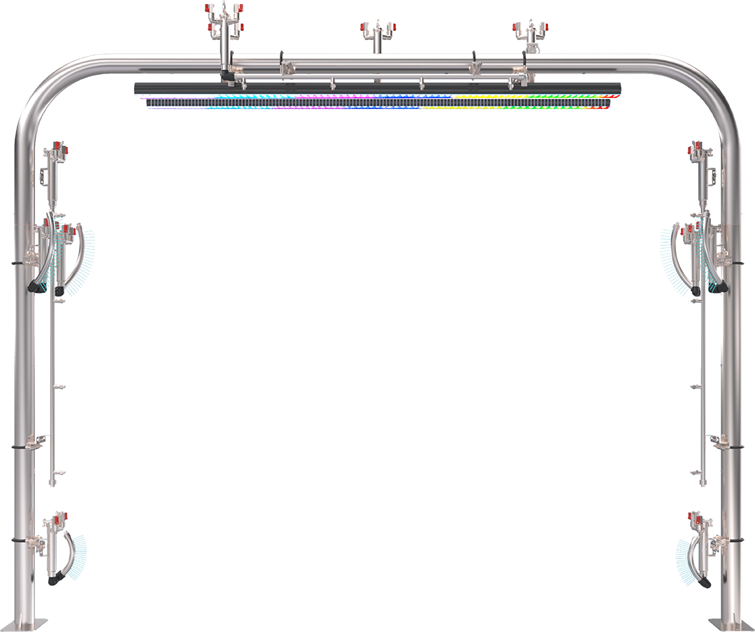Pre-soak Arch System by ABC Wash Systems.