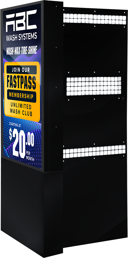 Samsung Digital Display Menu - 55" by ABC Wash Systems.