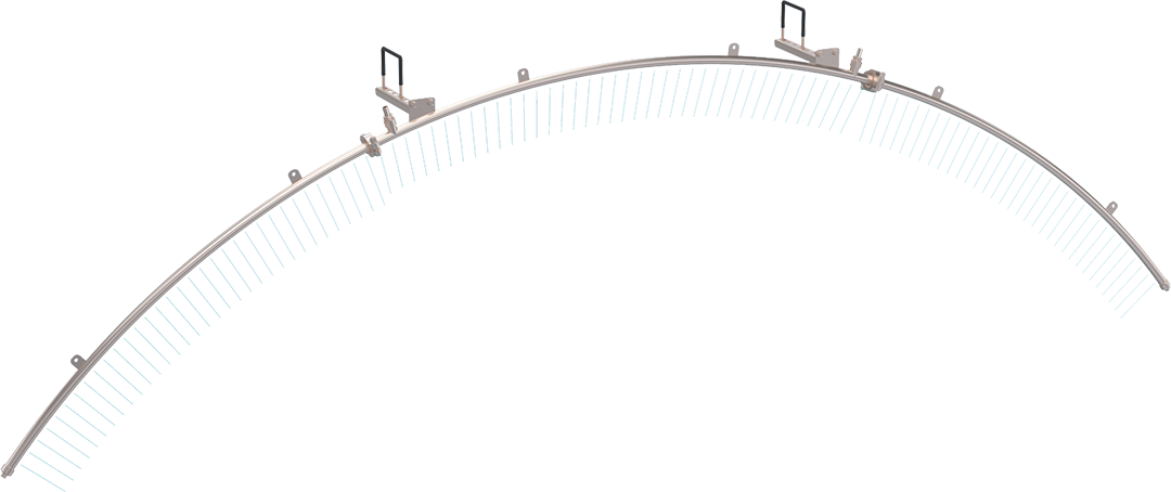 Halo Stream Rain Bar by ABC Wash Systems.