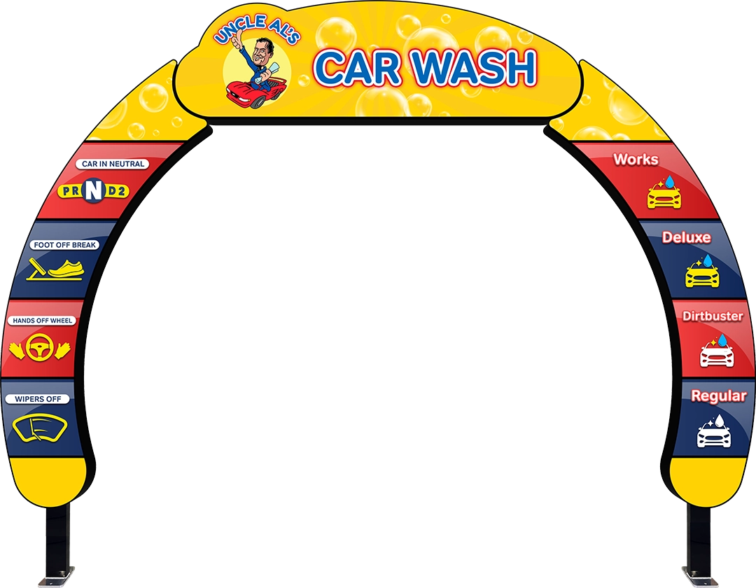 Orbital Arch Entry by ABC Wash Systems.