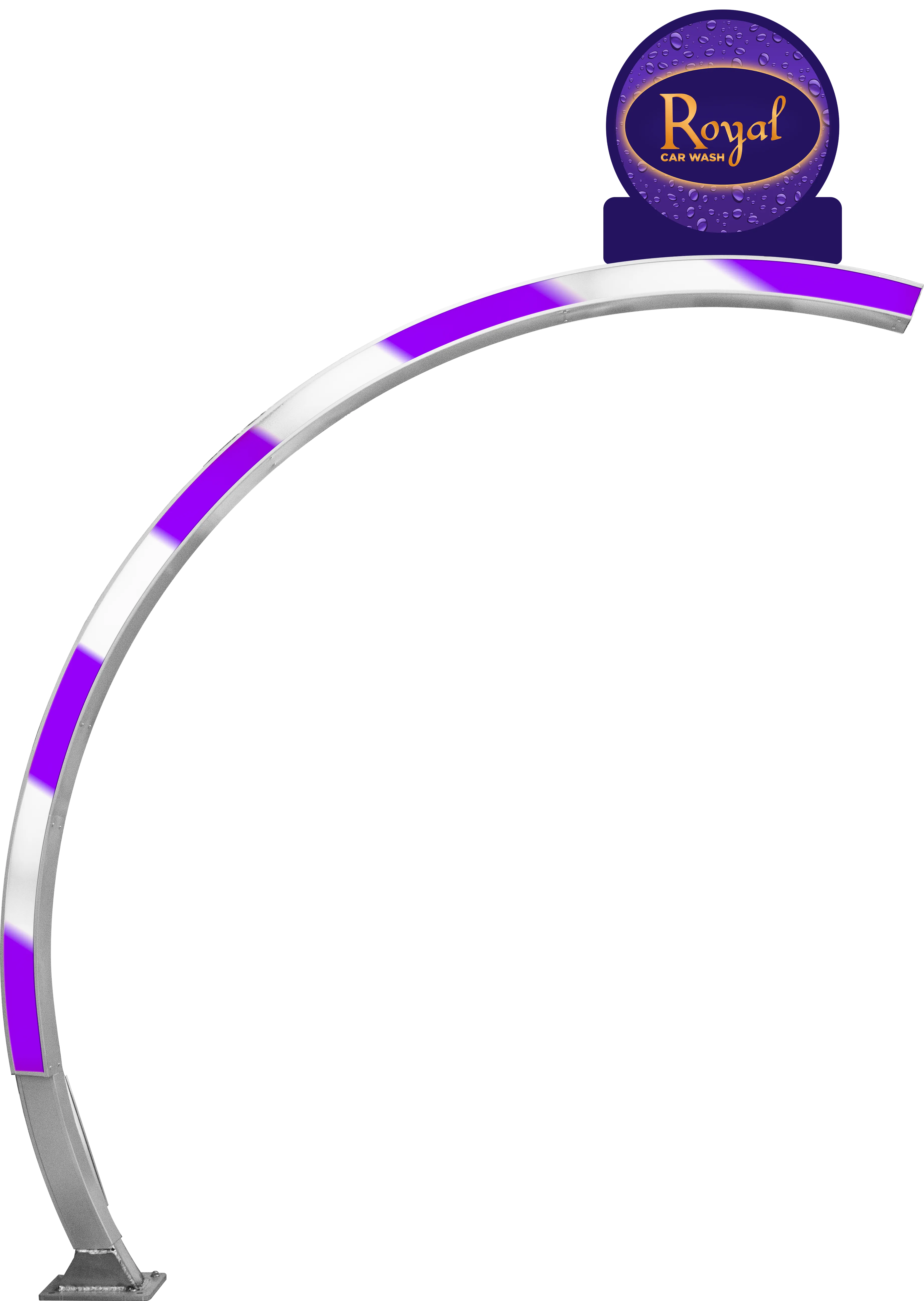 RGBW HALO Clearance Structure by ABC Wash Systems.