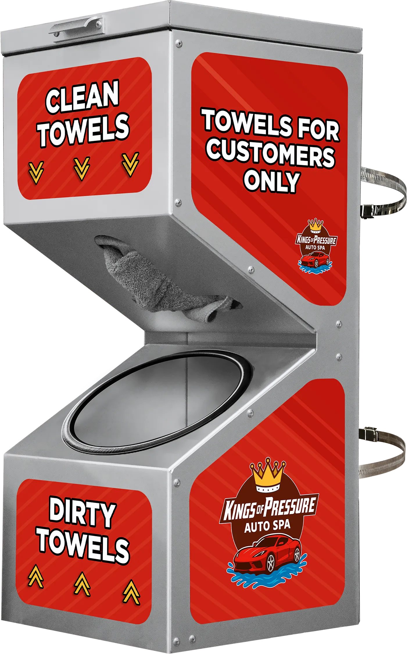 SmartStation Towel and Detailing Station by ABC Wash Systems.