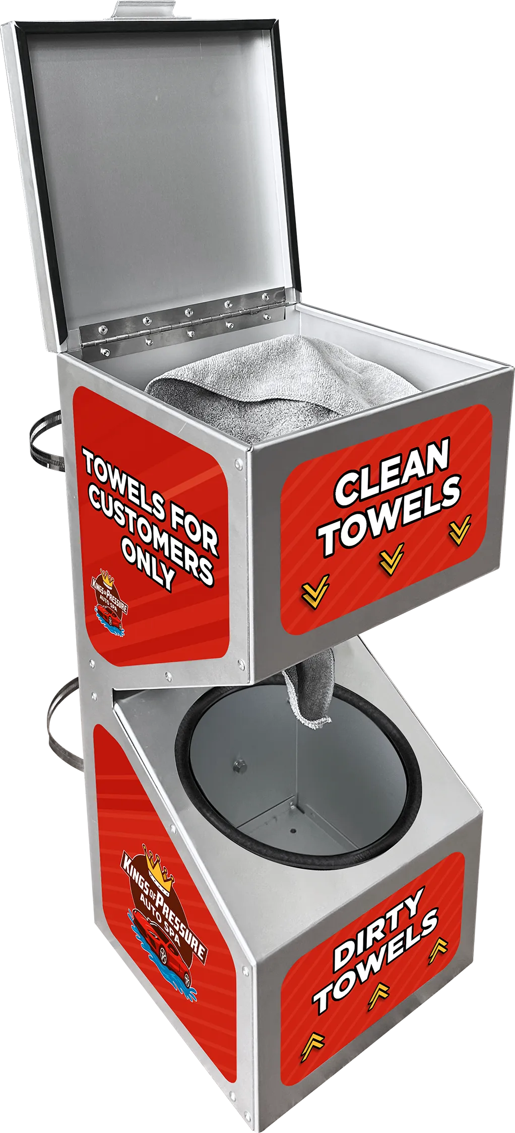 SmartStation Towel and Detailing Station by ABC Wash Systems.