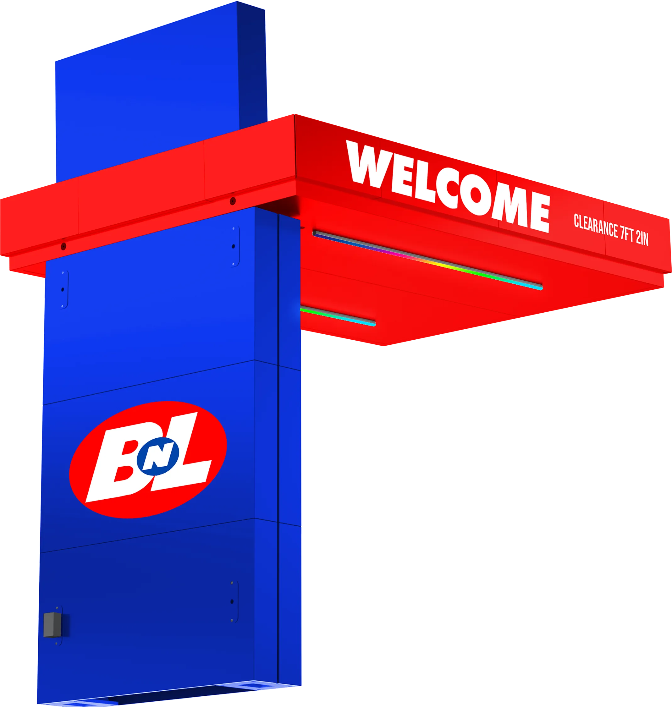 OPTIMUS™ Canopy Dual Post by ABC Wash Systems.