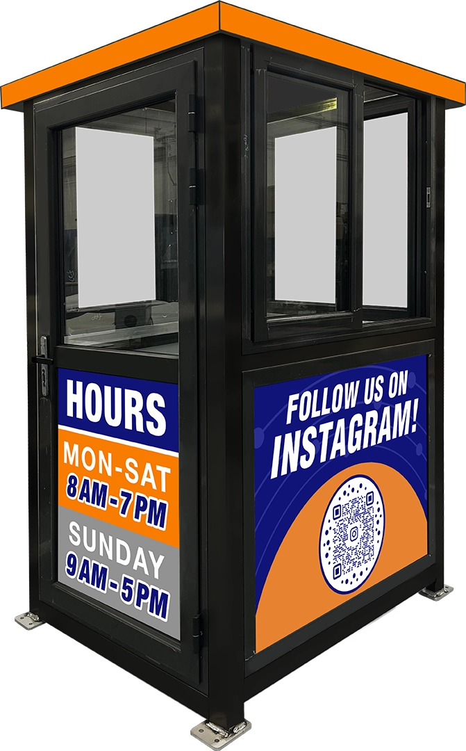 Mini Attendant Booth by ABC Wash Systems.