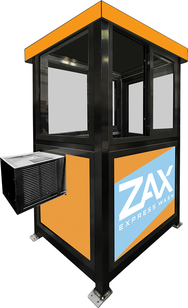 Mini Attendant Booth by ABC Wash Systems.