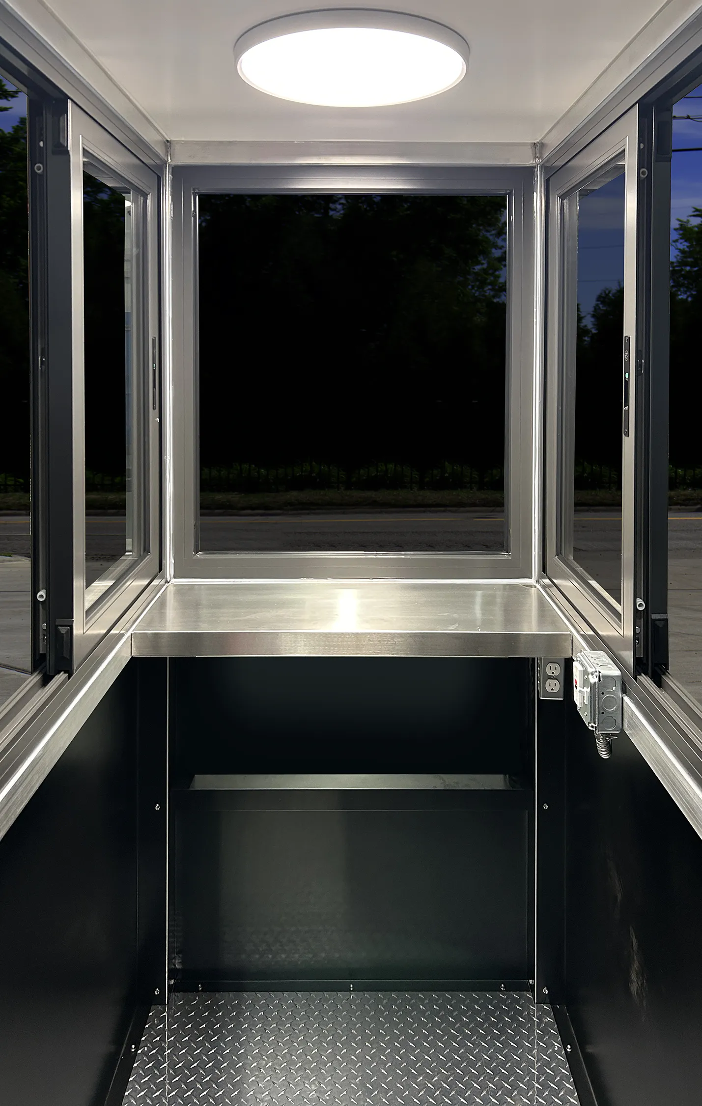 Mini Attendant Booth by ABC Wash Systems.
