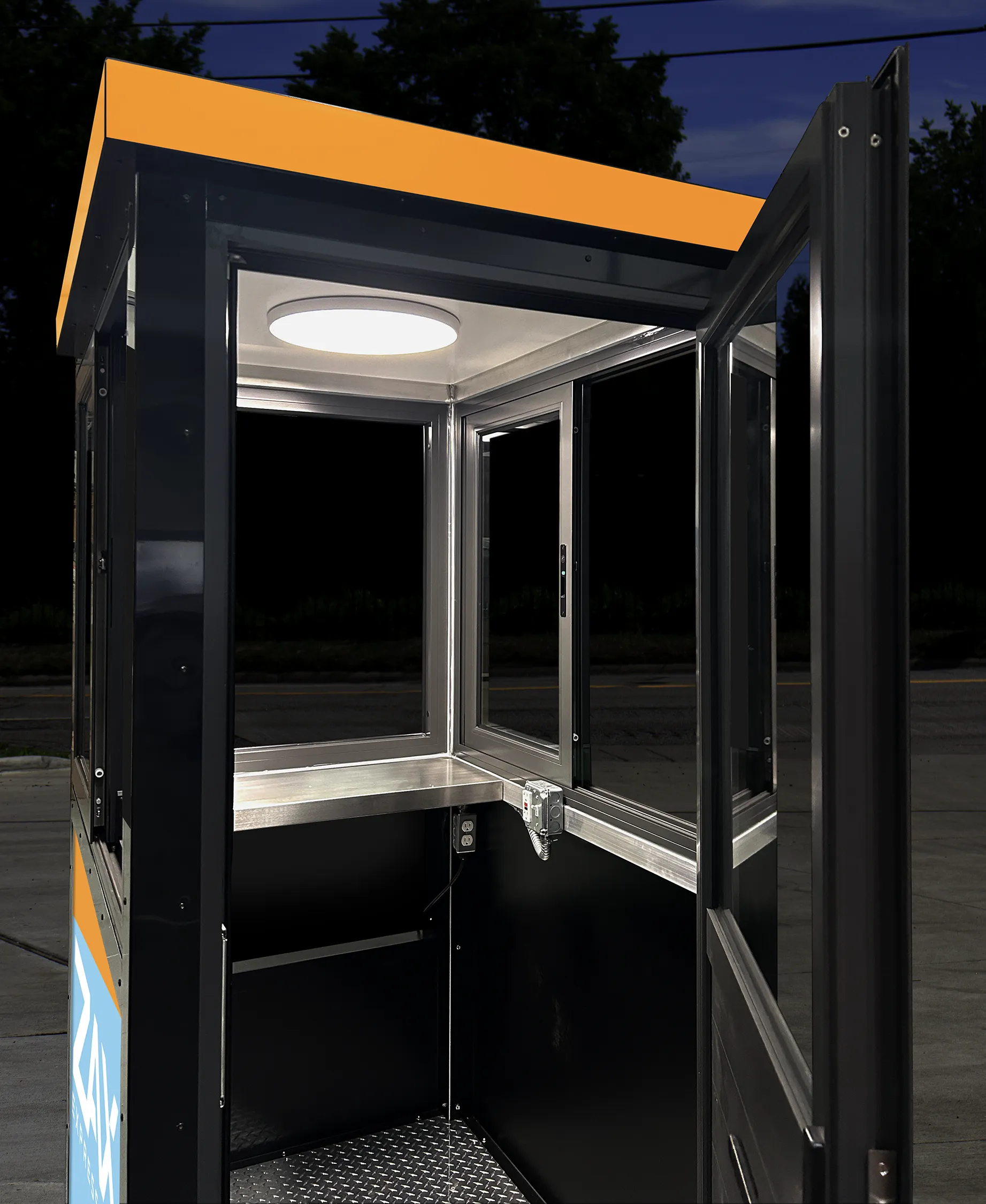 Mini Attendant Booth by ABC Wash Systems.