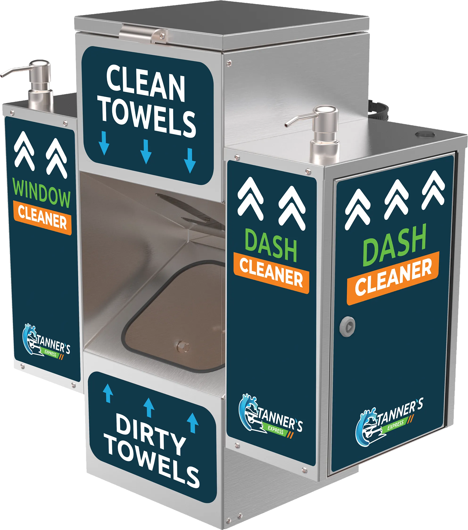 SmartStation™ 2.0 Towel and Detailing Station - Stainless Steel