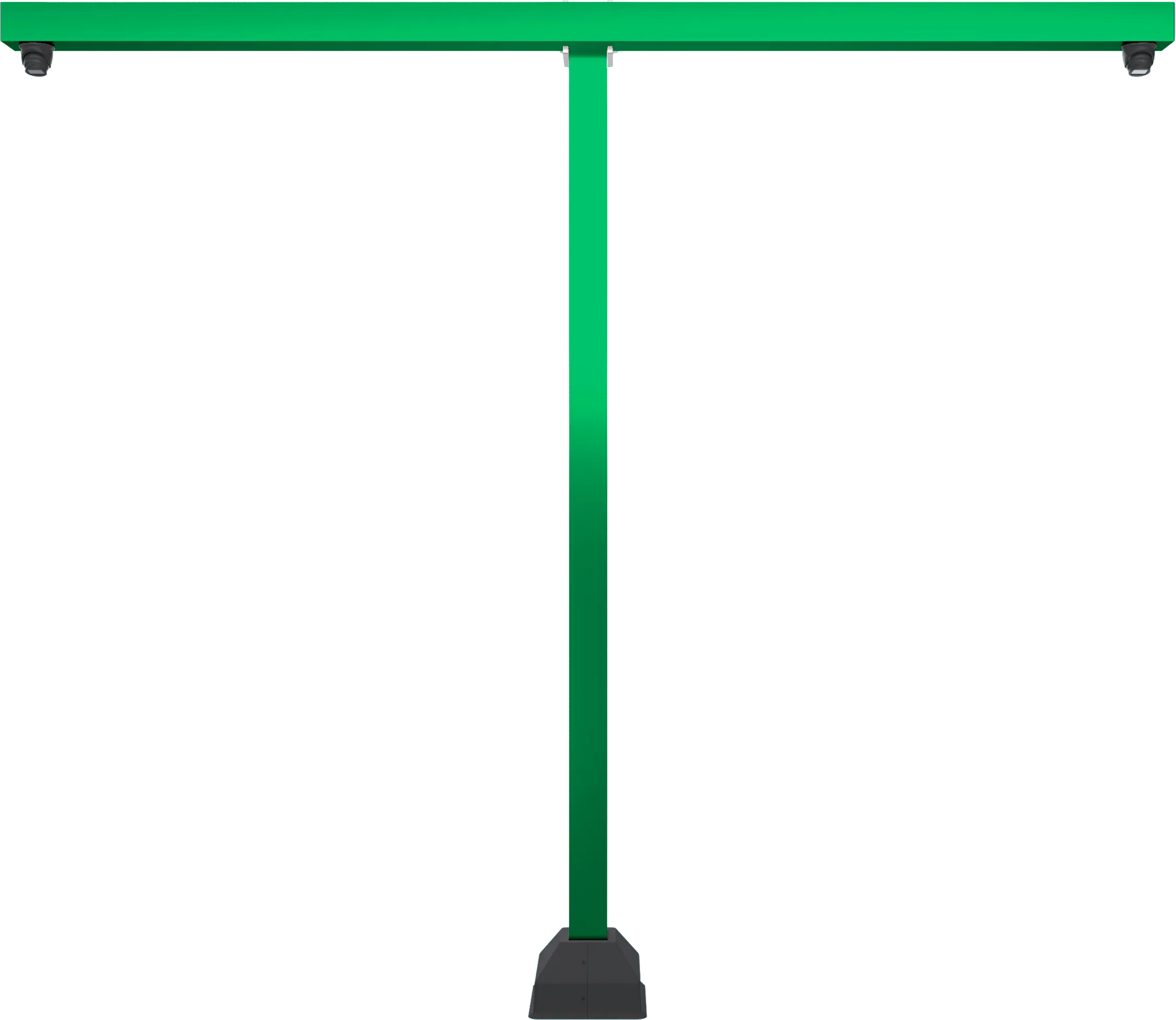 Camera Clearance Structure - Double Lane by ABC Wash Systems.
